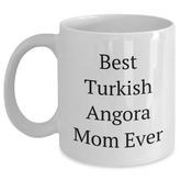 Turkish Angora Cat Lovers Gift, Funny Quote White Coffee Mug, Father's Day Unique Gifts from Dad to Men - Main
